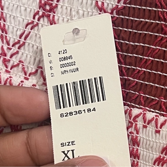 NWT Anthropologie Maeve Polka Dot Smocked Cotton Flared Mini Skirt - Picture 9 of 10